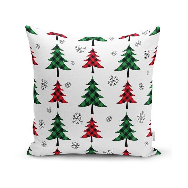Párnahuzat karácsonyi mintával 43x43 cm Tartan – Mila Home