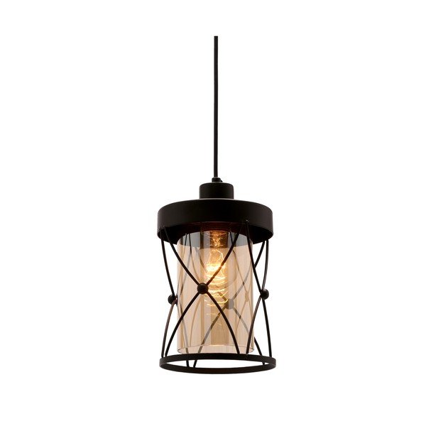 Fekete függőlámpa ø 15 cm Agar – Candellux Lighting-image-1
