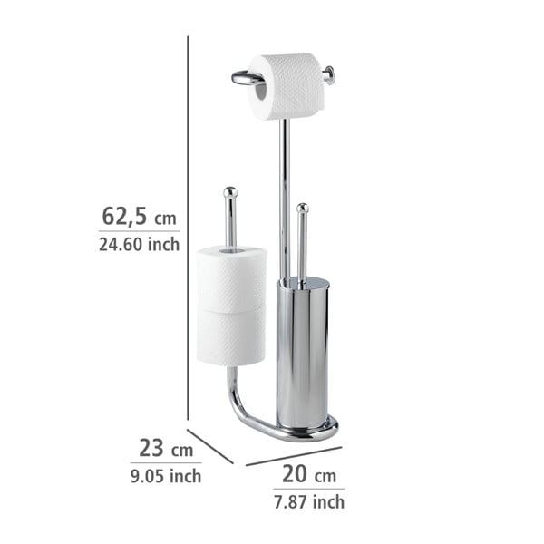 Universalo WC-papír és kefe tartó szett - Wenko-image-3