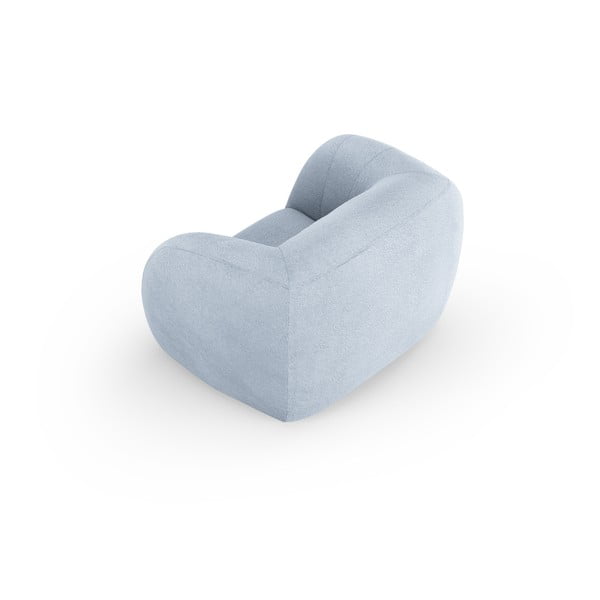 Világoskék buklé fotel Essen – Cosmopolitan Design-image-3