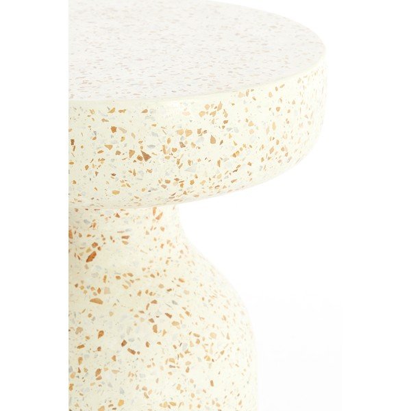 Terrazzo cement kerek tárolóasztal ø 32 cm Moravit – Light & Living-image-3