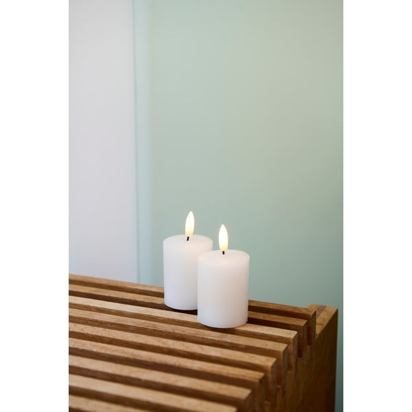LED gyertya szett 2 db-os (magasság 6,5 cm) Sille Mini Rechargeable – Sirius-image-1