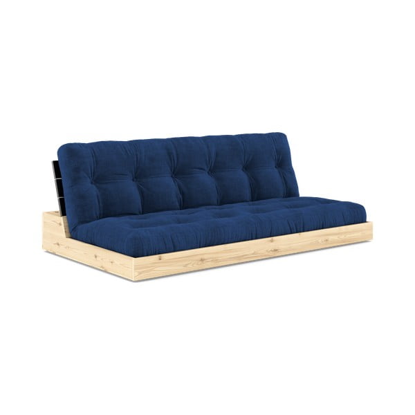 Kék kordbársony kinyitható kanapé 196 cm Base – Karup Design