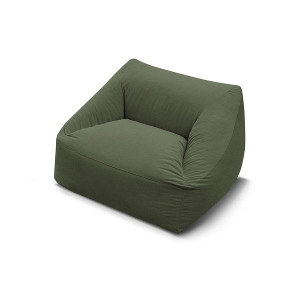 Zöld kordbársony babzsákfotel Lilibet – Bobochic Paris-image-4