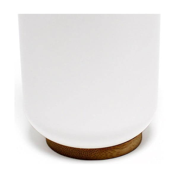 Fehér műanyag fogkefetartó pohár Smart – douceur d'intérieur-image-2