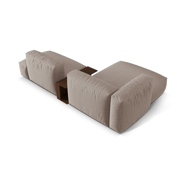 Bézs moduláris sarokkanapé (bal oldali) Martina – Micadoni Home-image-4