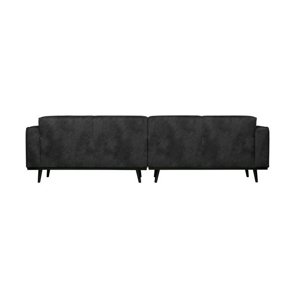 Statement fekete művelúr kanapé, 280 cm - BePureHome-image-1