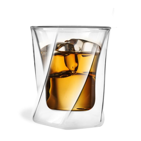 Duplafalú whiskeys pohár, 300 ml - Vialli Design-image-1