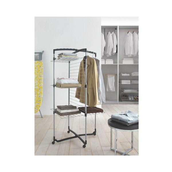 Duro szürke-fekete ruhaszárító - Metaltex-image-3