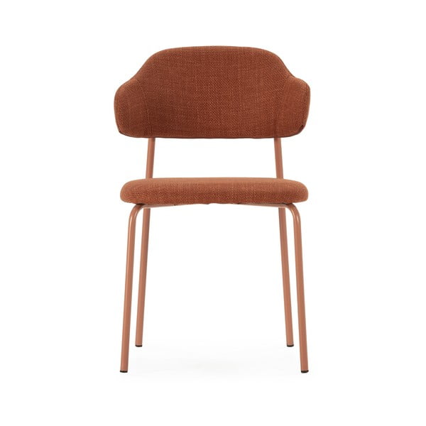 Terrakotta színű étkezőszék szett 4 db-os Adriel – Marckeric-image-2