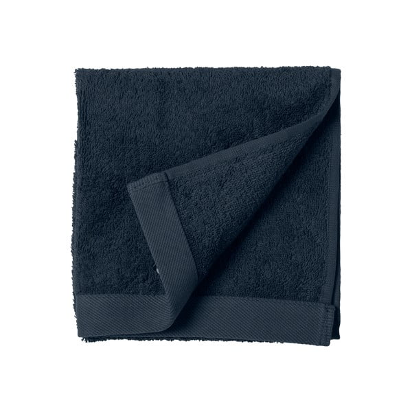 Indigo kék pamut frottírtörölköző, 60 x 40 cm - Södahl