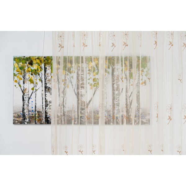 Bézs fényáteresztő függöny 140x245 cm Edith – Mendola Fabrics-image-3