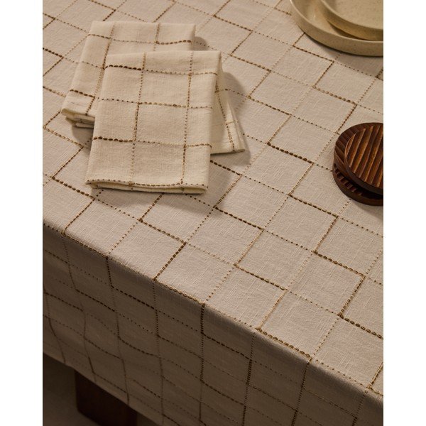 Pamut asztalterítő 170x250 cm Ersen – Kave Home-image-3