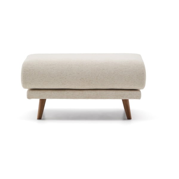 Bézs zsenília lábtartó Karin – Kave Home