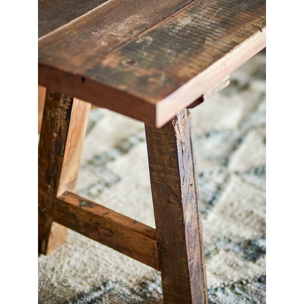 Natúr színű tömörfa kerti pad Brosse – Bloomingville-image-4