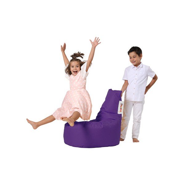 Lila gyerek babzsákfotel Baton – Floriane Garden-image-4