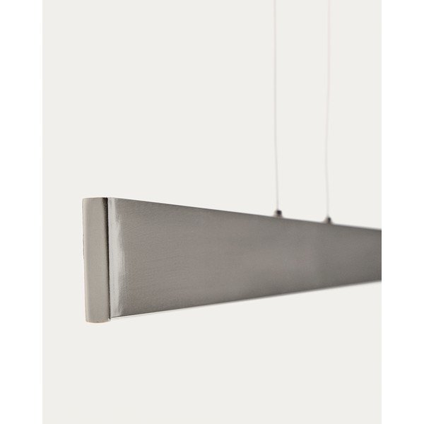 Ezüstszínű LED függőlámpa fém búrával Boadella – Kave Home-image-4