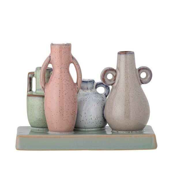 Agyagkerámia váza (magasság 11 cm) Aidan – Bloomingville-image-1