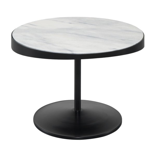 Drop kisasztal márvány asztallappal, Ø 60 cm - Wewood - Portuguese Joinery