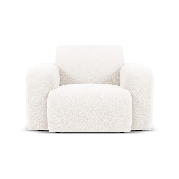 Fehér buklé fotel Molino – Micadoni Home