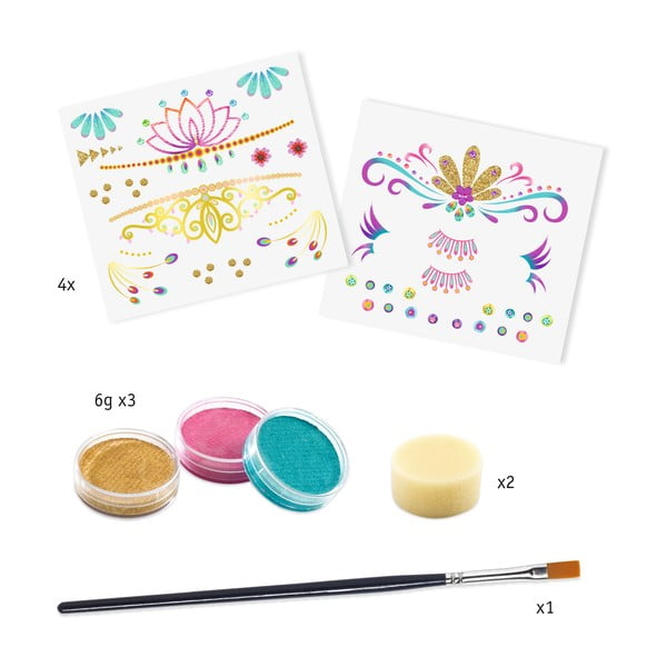 Hercegnő arcfestő készlet - Djeco-image-1