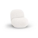 Fehér buklé fotel Chuck – Micadoni Home