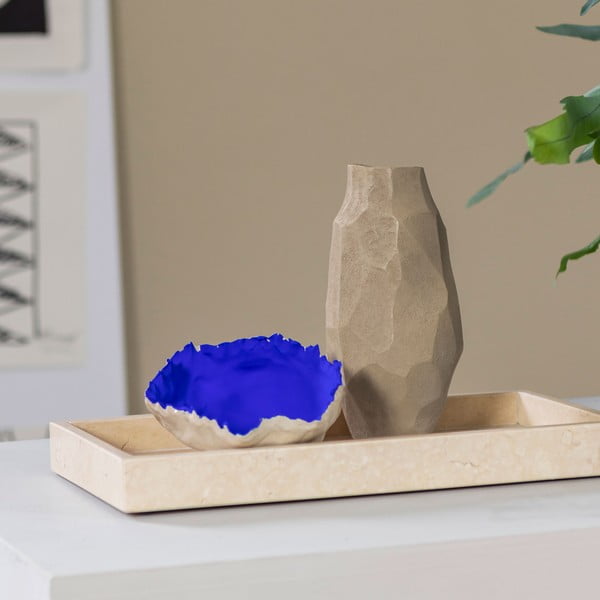 Bézs poligyanta váza (magasság 18 cm) Nuki – Mette Ditmer Denmark-image-1