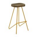 Aranyszínű-natúr színű szilfa bárszék (ülésmagasság 78 cm) District – Premier Housewares