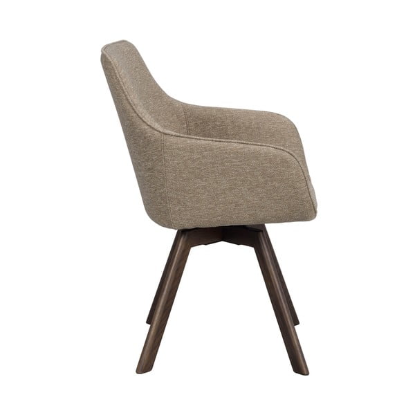 Bézs kárpitozott étkezőfotel szett 2 db-os Alison – Rowico-image-2