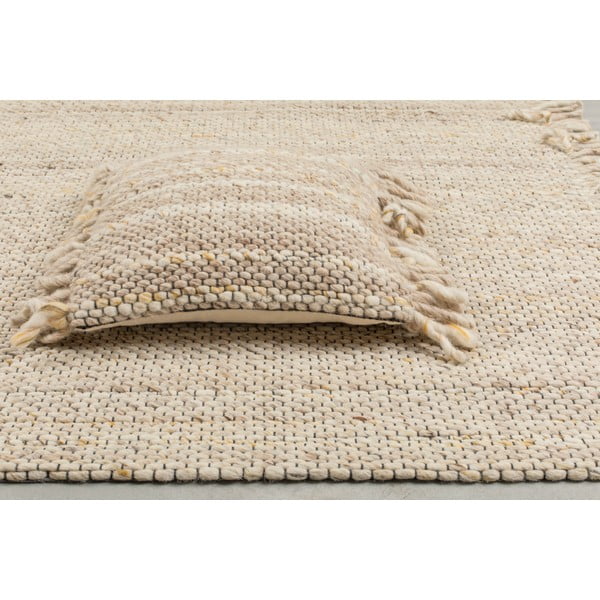 Frills bézs gyapjú szőnyeg, 170 x 240 cm - Zuiver-image-2