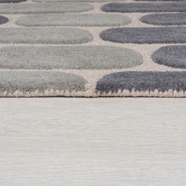 Fossil szürke gyapjú szőnyeg, 160 x 230 cm - Flair Rugs-image-3