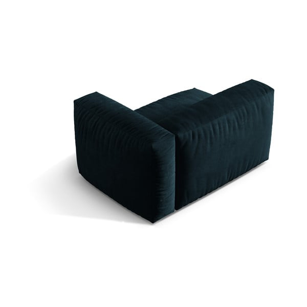 Sötétkék bársony kanapé modul (jobb oldali) Martina – Micadoni -image-2