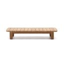 Teakfa kerti dohányzóasztal 70x140 cm Tirant – Kave Home
