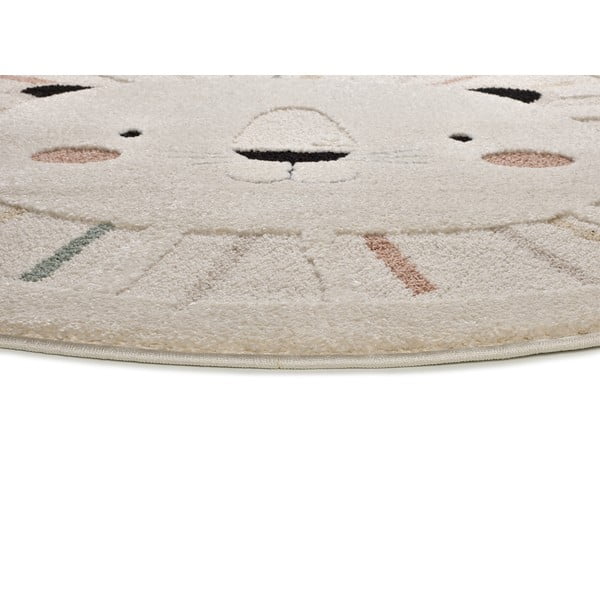 Krémszínű gyerek szőnyeg ø120 cm Clown – Universal-image-3