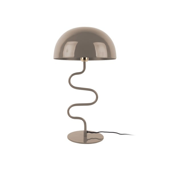 Világosbarna asztali lámpa fém búrával (magasság 54 cm) Twist – Leitmotiv
