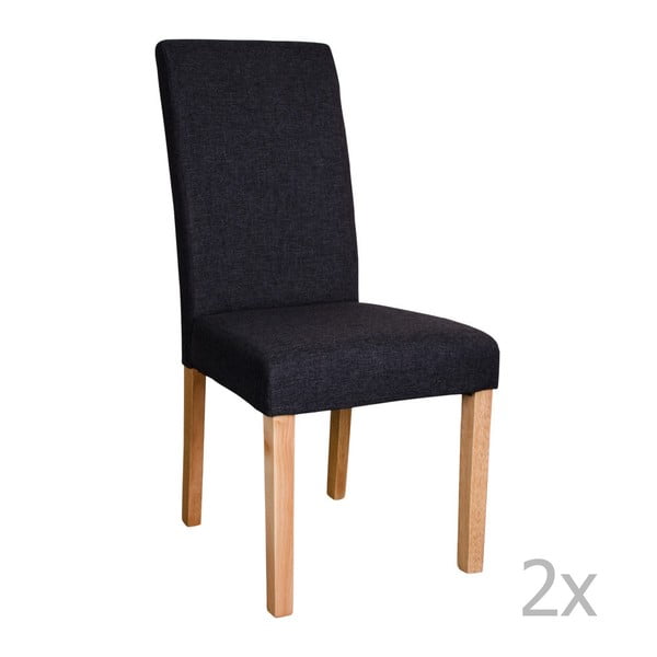 Mira fekete székkészlet, 2 részes - House Nordic
