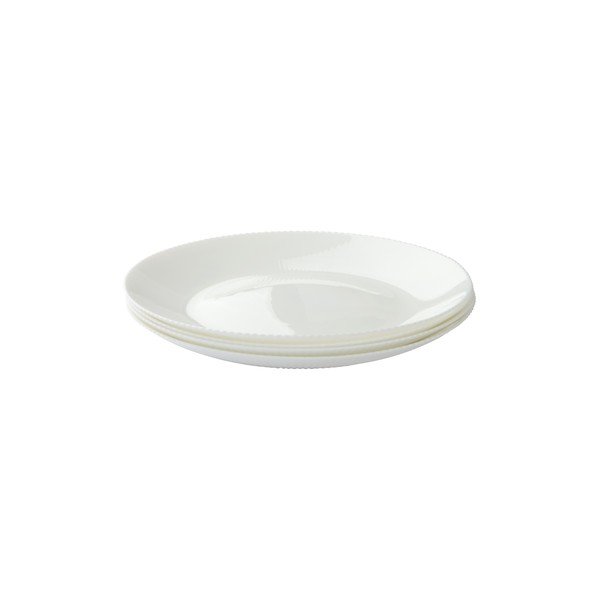 Fehér üveg tányér készlet 4 db-os ø 25 cm Alessia – Jotex-image-3