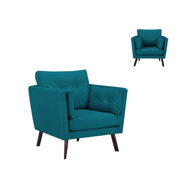 Elena Elena türkiz fotel - Mazzini Sofas-image-3