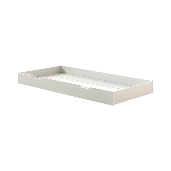 Fehér borovi fenyő gyerekágy kihúzható pótággyal, ágyráccsal 90x200 cm Margrit – Vipack-image-4