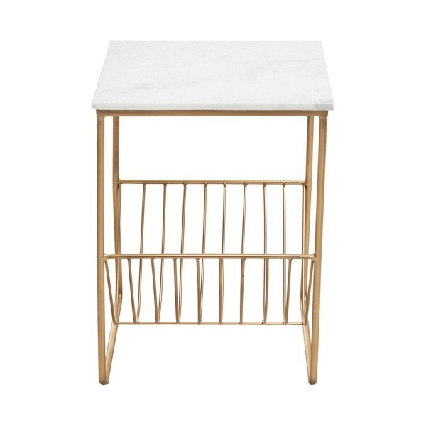 Tárolóasztal márvány asztallappal 40x40 cm Mandoli – Premier Housewares-image-4