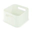 Eco Handled fehér tárolódoboz, 21,3 x 21,3 cm - iDesign