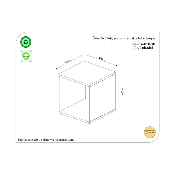 Fekete éjjeliszekrény Biga – Gauge Concept-image-3