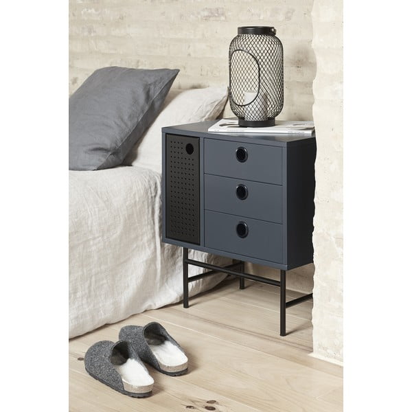 Punto sötétkék éjjeliszekrény - Teulat-image-1