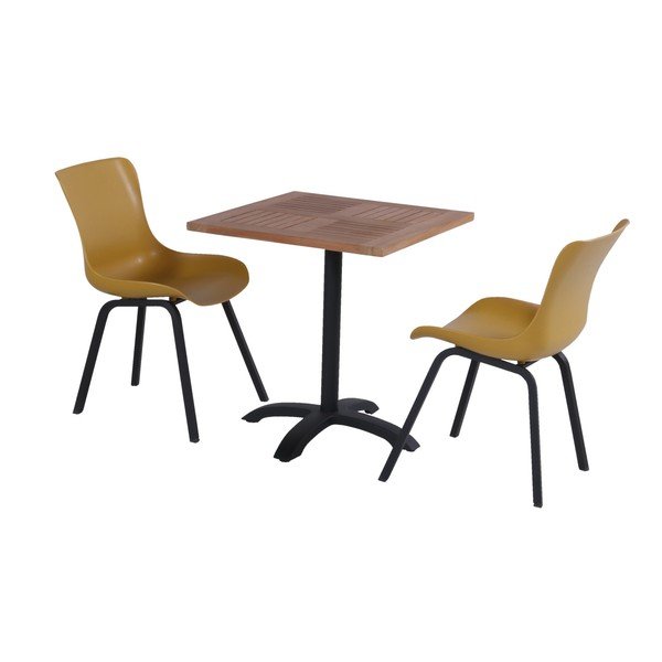 Sophie Bistro teakfa kerti asztal, 70 x 70 cm - Hartman-image-1