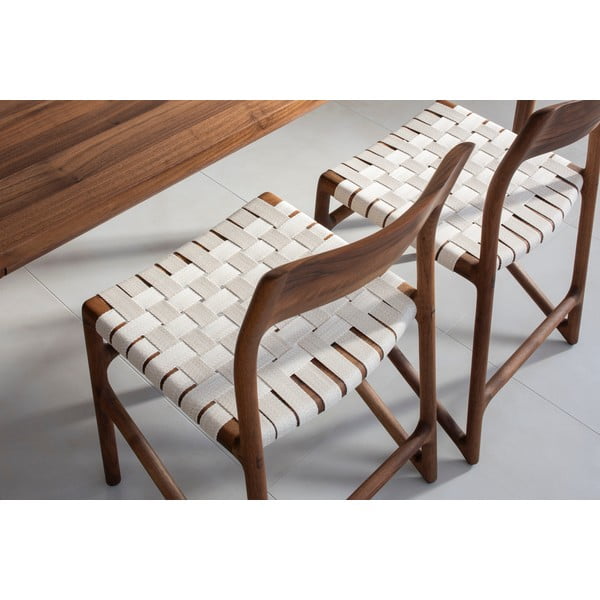 Barna-krémszínű étkezőszék Fawn – Gazzda-image-3