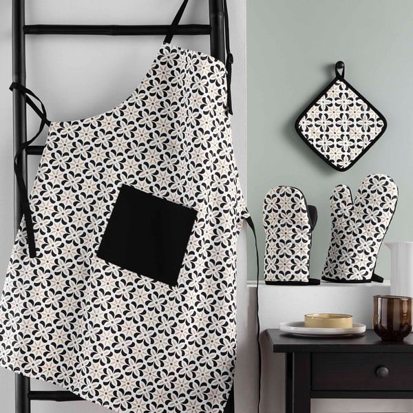 Pamut edényfogó kesztyű Solaris – douceur d'intérieur-image-1