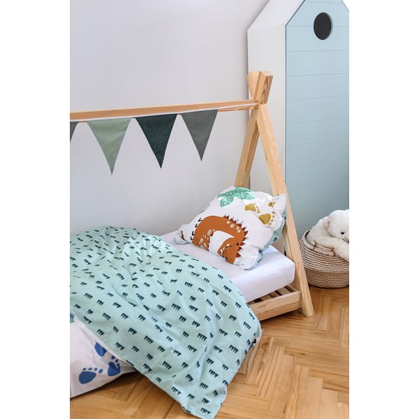 Mila TP házikó gyerekágy borovi fenyőfából, 80 x 160 cm - Adeko-image-1