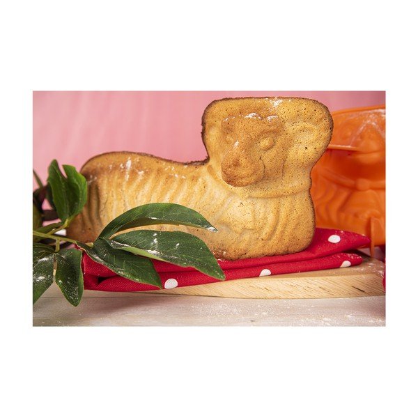 Szilikon sütőforma bárány alakú tortához 17x31 cm Beránek – Orion-image-4