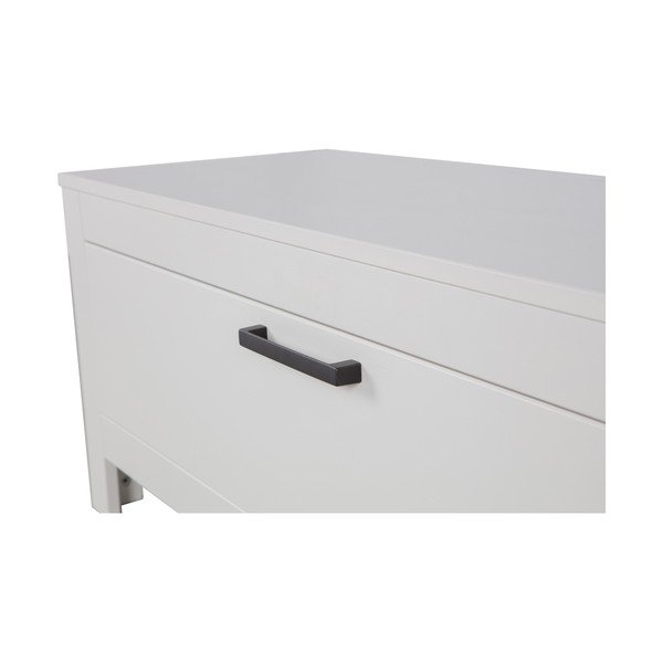 Világosszürke borovi fenyő TV-állvány 120x45x40 cm Bonk – WOOOD-image-4