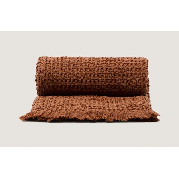 Barna takaró 130x170 cm Nulina – Kave Home-image-3